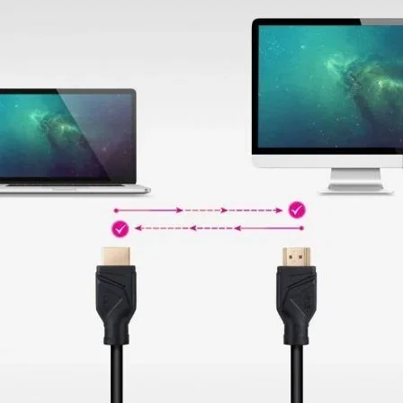 Nano Cable Cable HDMI 2.1 8K 48Gbps con eARC Ref. 10.15.8302, 2 metros, Negro, Conectores Macho-Macho Nano Cable Cable HDMI 2.1 8K 48Gbps con eARC Ref. 10.15.8302, 2 metros, Negro, Conectores Macho-Macho